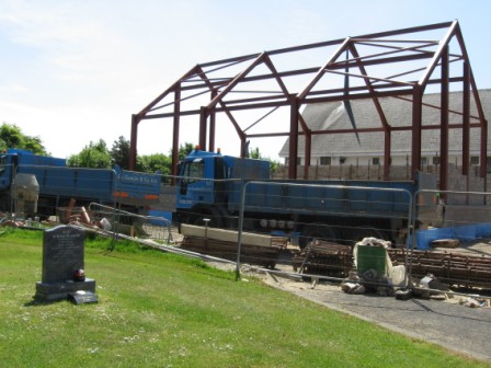 Building work commenced on our new church hall complex on Monday 13th April 2008. If all goes to plan the project should be completed by the end of the year.
